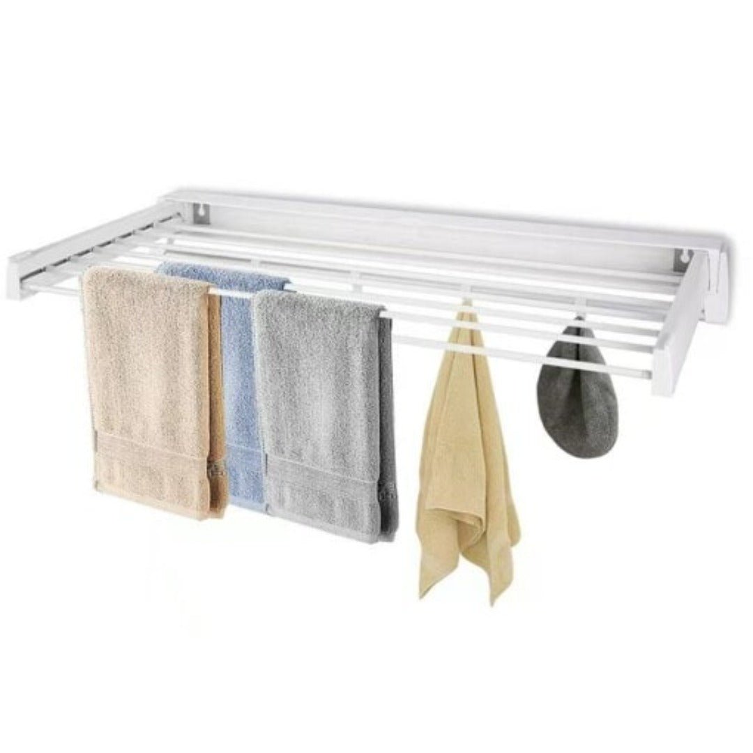 Lisslune | AetherDry™ | Foldable Wall-Mounted Drying Rack | Space-Saving Laundry Solution for Efficient Drying in Small Spaces