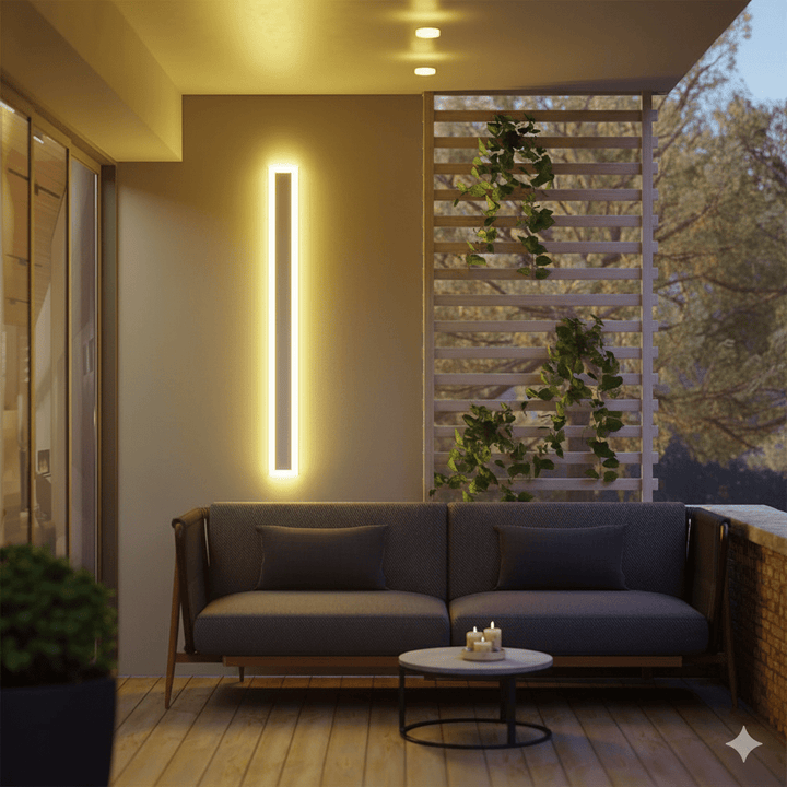 Lisslune | NOCTARA – Elegant Modern Outdoor Wall Light for Garden & Balcony