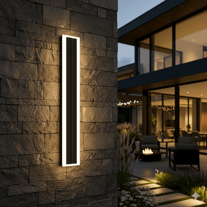 Lisslune | NOCTARA – Elegant Modern Outdoor Wall Light for Garden & Balcony
