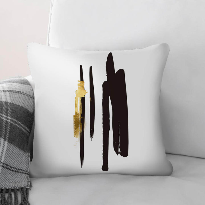 Lisslune | Noir Brush Painting C Pillow