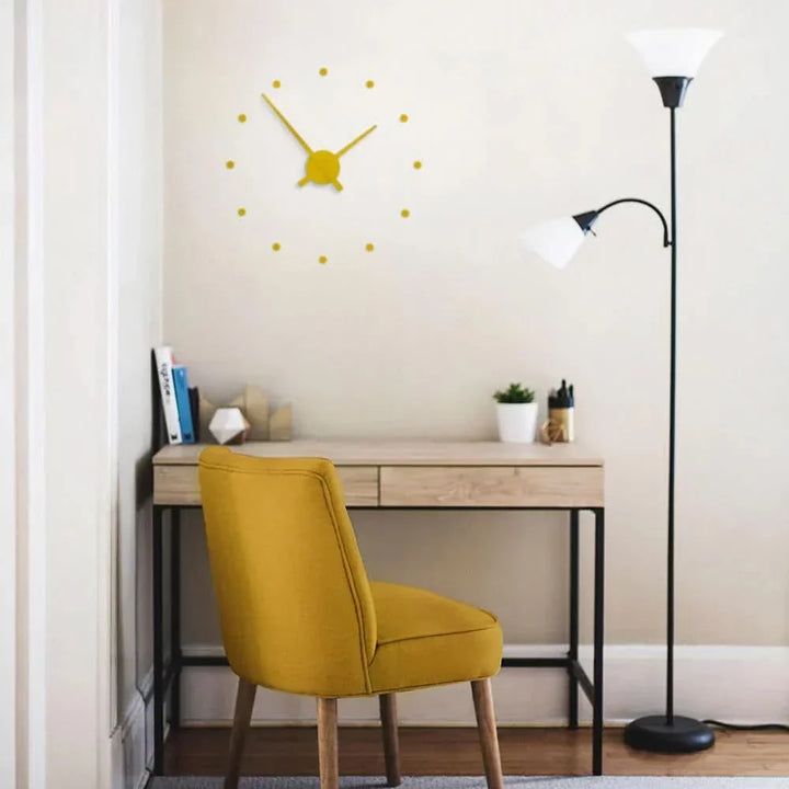 Lisslune | Minimalist Black Modern Wall Clock 40cm