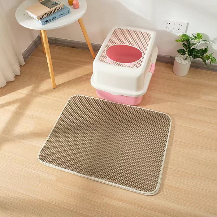 Lisslune | NON-LIPPURFECT – Non-Slip Cat Litter Mat with Double-Layer Design