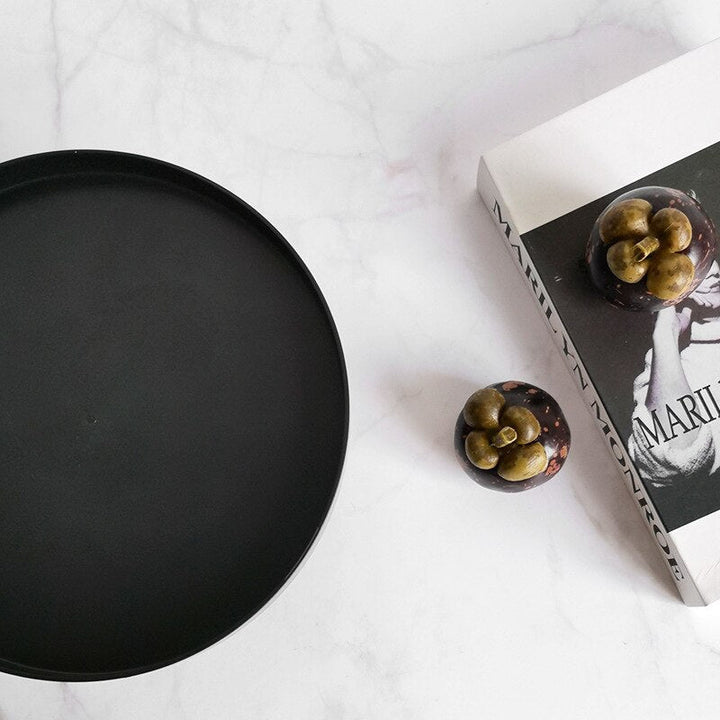 Lisslune | Nordic round storage tray made of acrylic