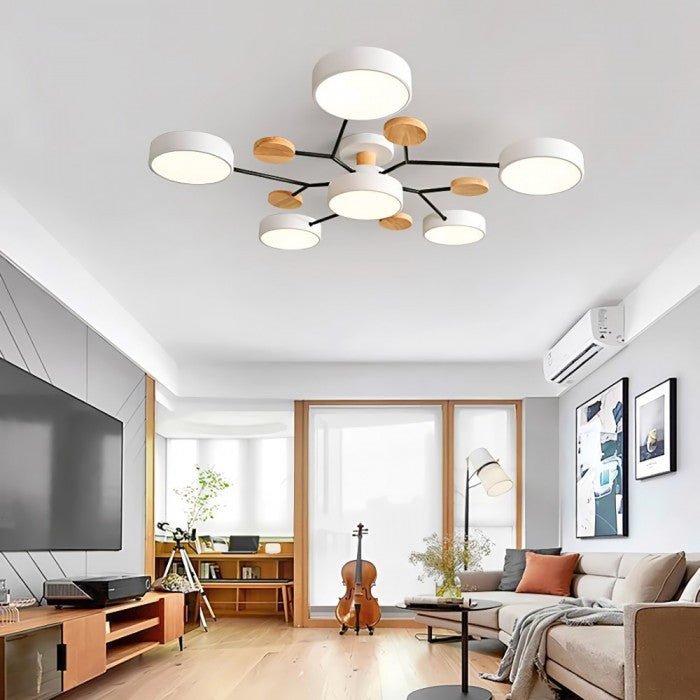 Lisslune | Scandinavian LED Ceiling Light – Modern Branch Design with Warm White Illumination & Energy Efficient Technology