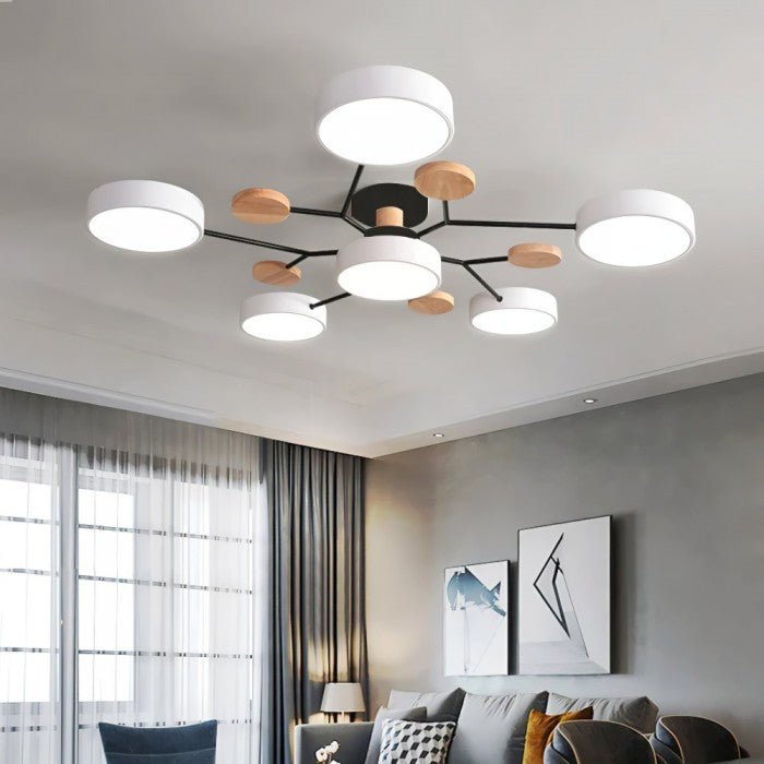 Lisslune | Scandinavian LED Ceiling Light – Modern Branch Design with Warm White Illumination & Energy Efficient Technology
