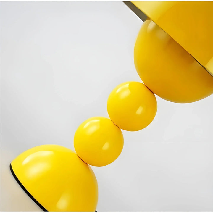 Lisslune | Modern Table Lamp in Scandinavian Design with Gold Accents