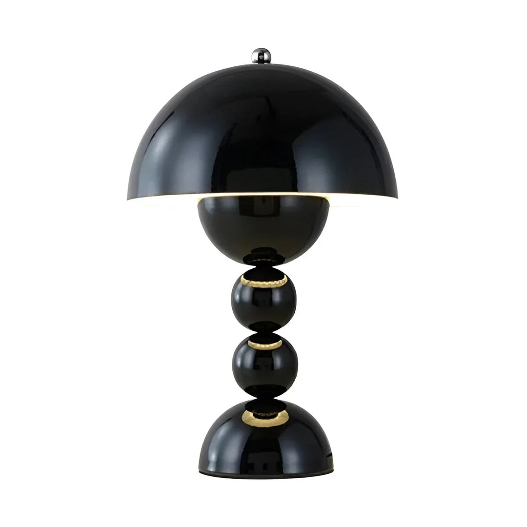 Lisslune | Modern Table Lamp in Scandinavian Design with Gold Accents
