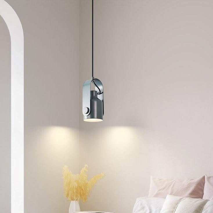 Lisslune | Nordic Wood & Metal Pendant Spotlight – Minimalist Hanging Light