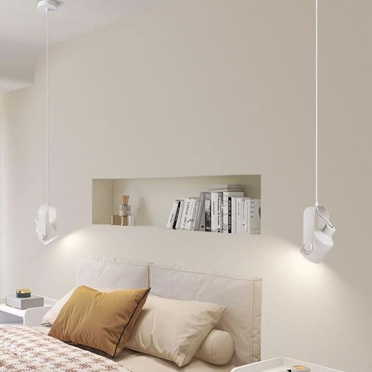 Lisslune | Nordic Wood & Metal Pendant Spotlight – Minimalist Hanging Light