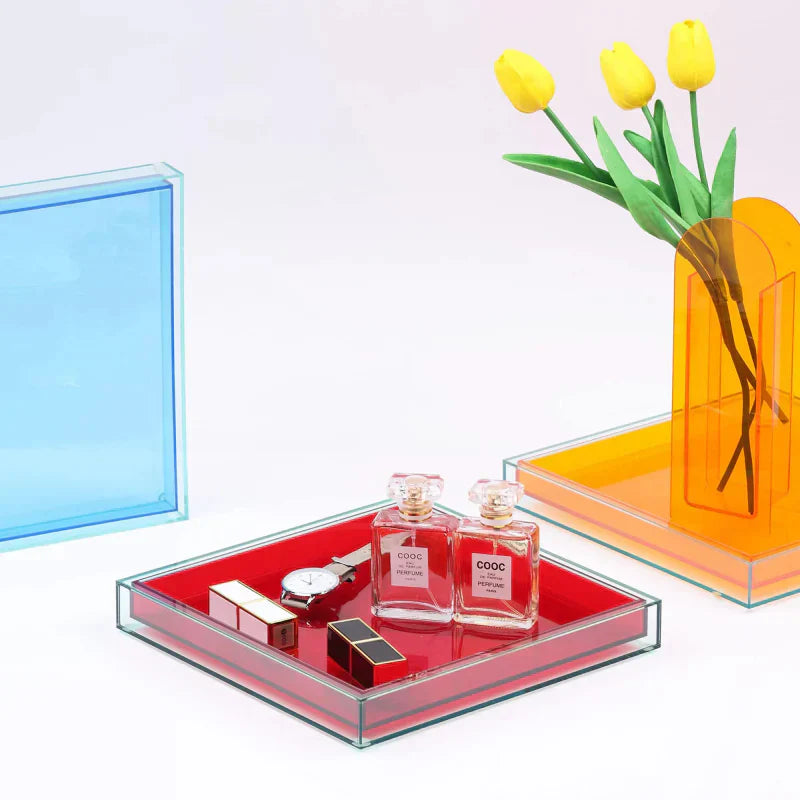 Lisslune | Acrylic Serving Tray in "Color Pop"