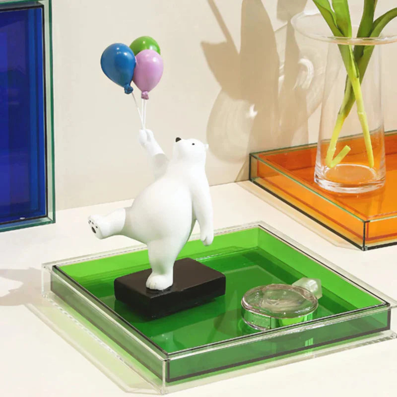 Lisslune | Acrylic Serving Tray in "Color Pop"