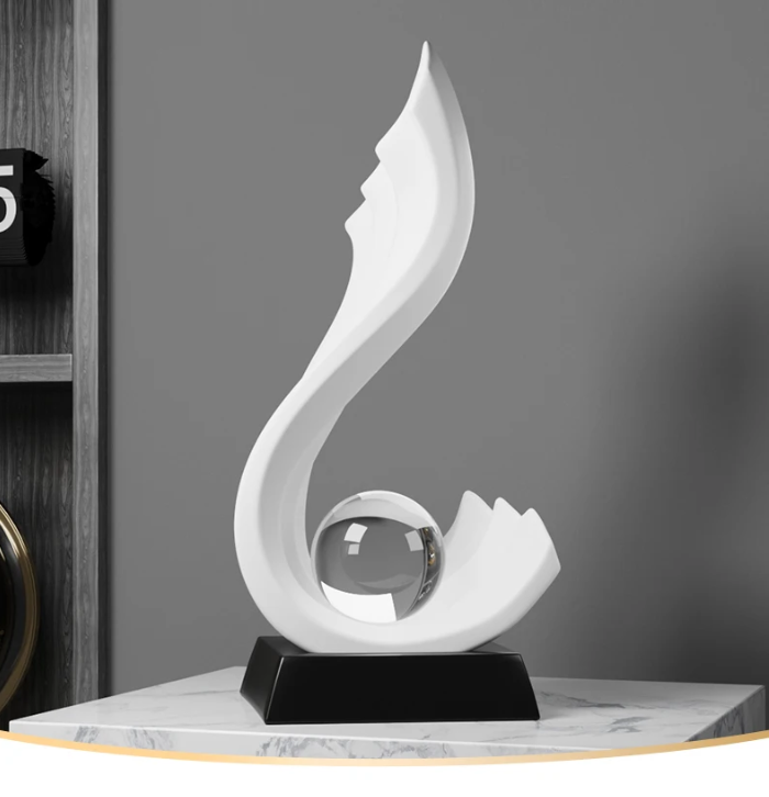 Lisslune | Wonderful Wave Crystal Accent Sculpture