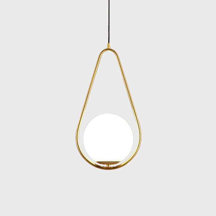 Rynx Golden Balls Elegant Pendant Lamp
