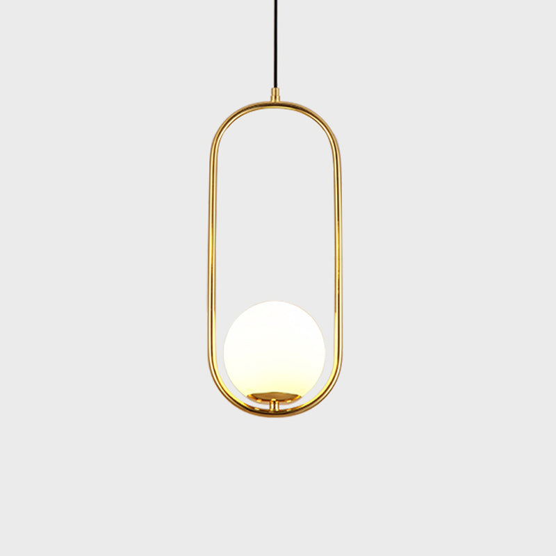 Rynx Golden Balls Elegant Pendant Lamp