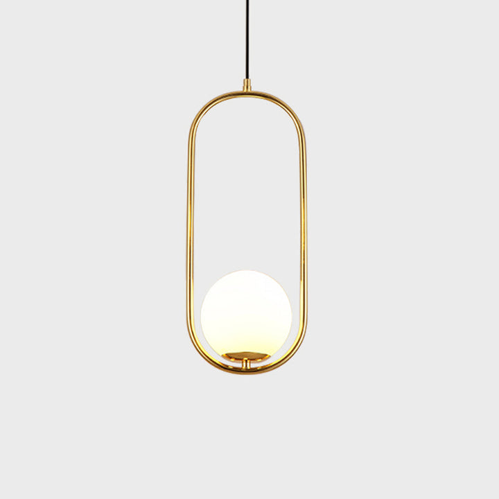 Rynx Golden Balls Elegant Pendant Lamp