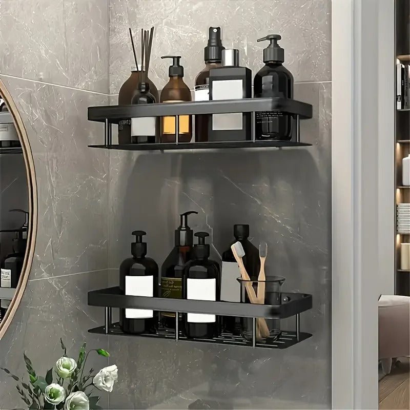 Lisslune | NordicShelf Bathroom Adhesive Shelf – Stylish Storage Without Drilling