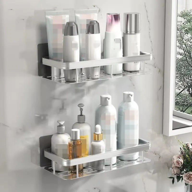 Lisslune | NordicShelf Bathroom Adhesive Shelf – Stylish Storage Without Drilling