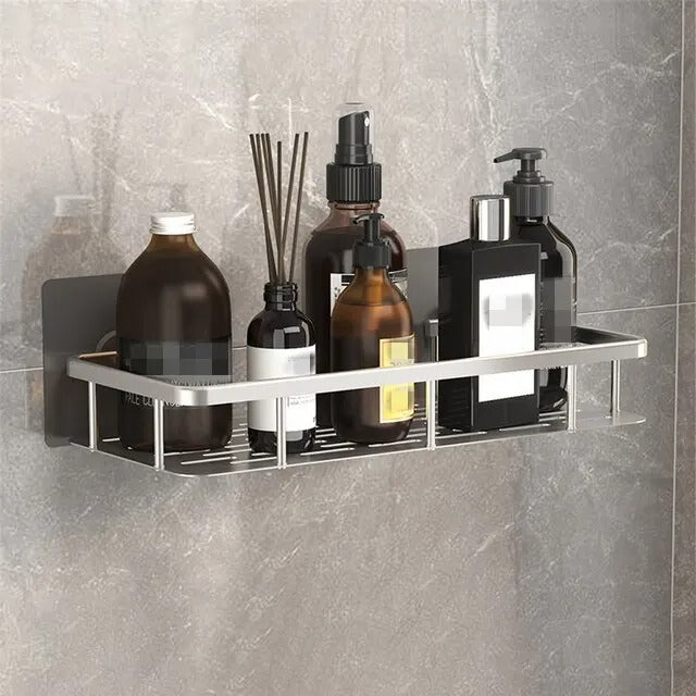 Lisslune | NordicShelf Bathroom Adhesive Shelf – Stylish Storage Without Drilling