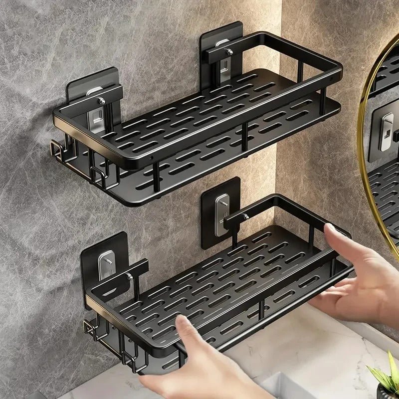 Lisslune | NordicShelf Bathroom Adhesive Shelf – Stylish Storage Without Drilling