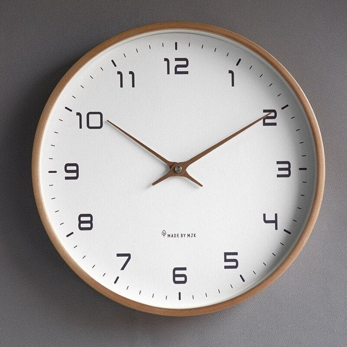 Lisslune | NordicTimber – Wooden Wall Clock with Silent Movement