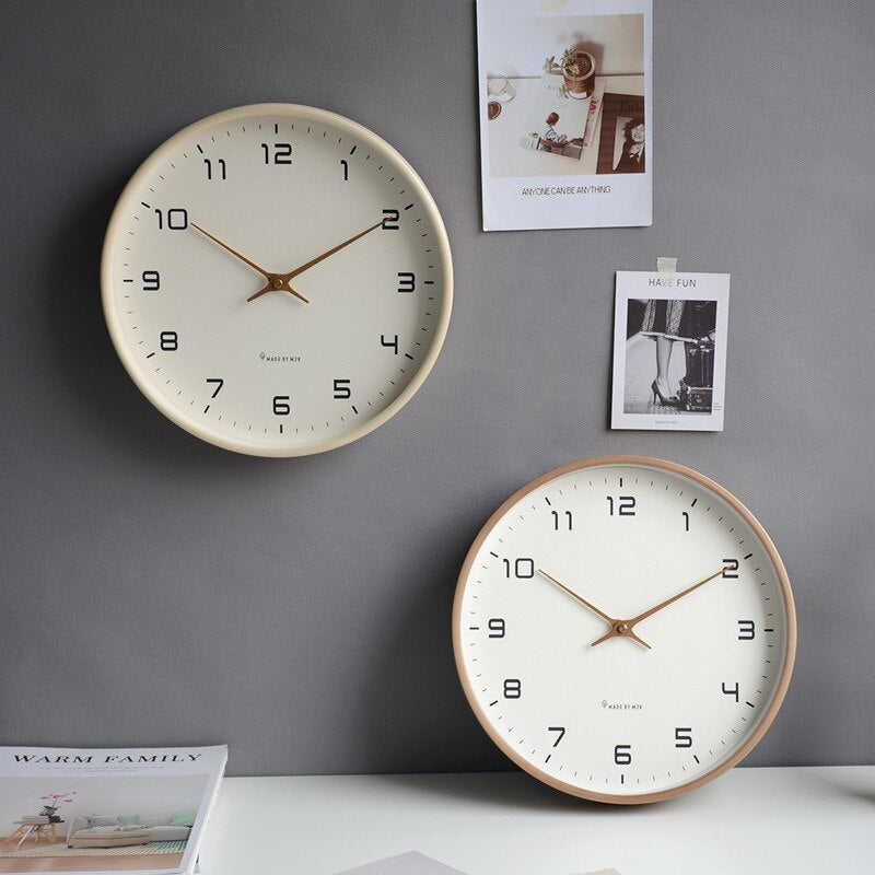Lisslune | LUNDTIME – Silent Wooden Wall Clock with Scandinavian Design