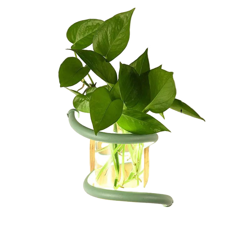 Lisslune | NORDLUME – Nordic Wooden Outdoor Wall Vase Lamp with LED Lighting