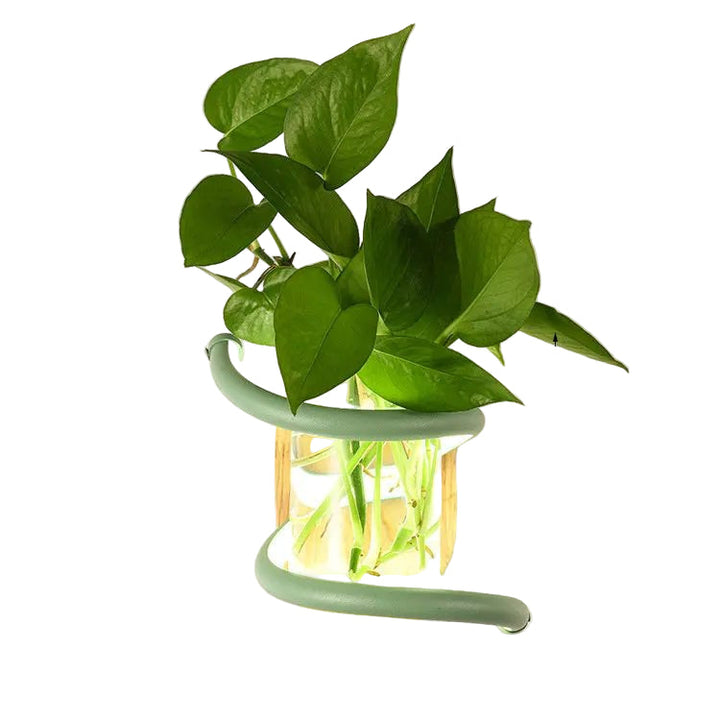 Lisslune | NORDLUME – Nordic Wooden Outdoor Wall Vase Lamp with LED Lighting
