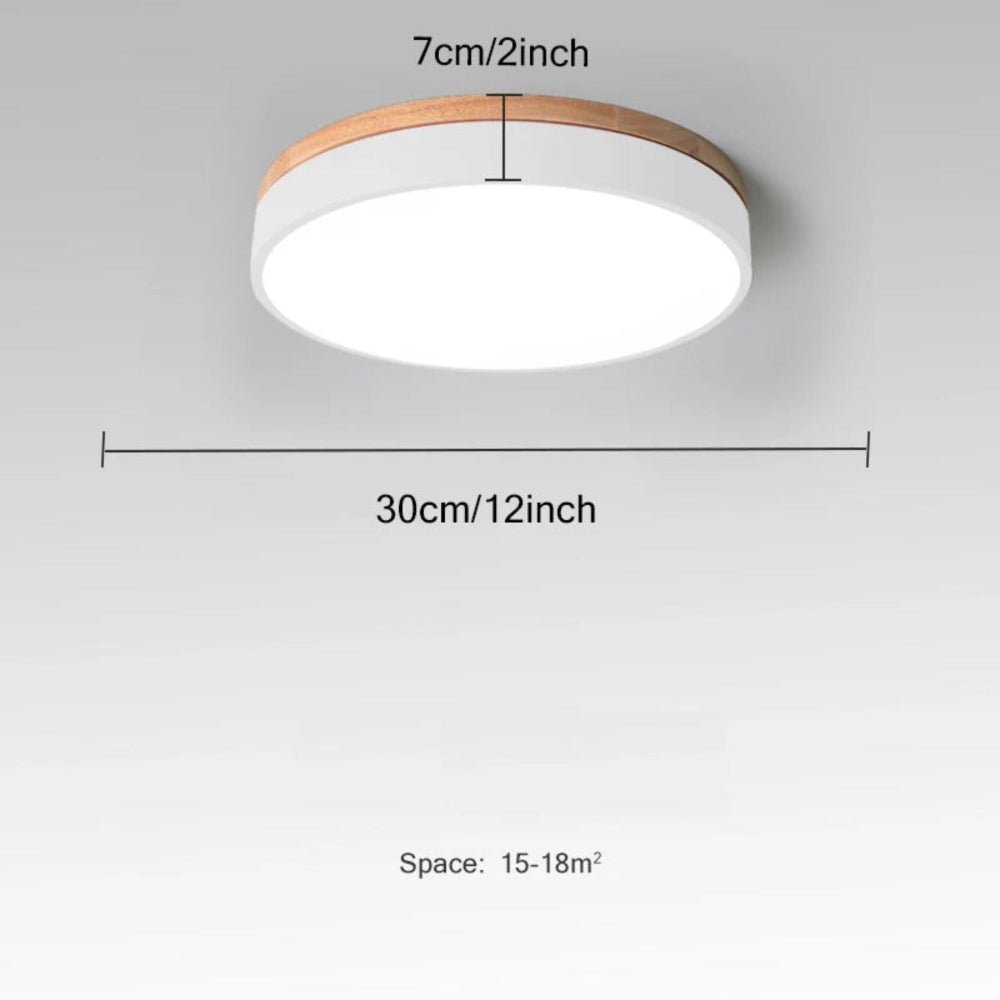 Lisslune | NORDLUMINA LIGHT – Modern ceiling light made of natural wood for every room