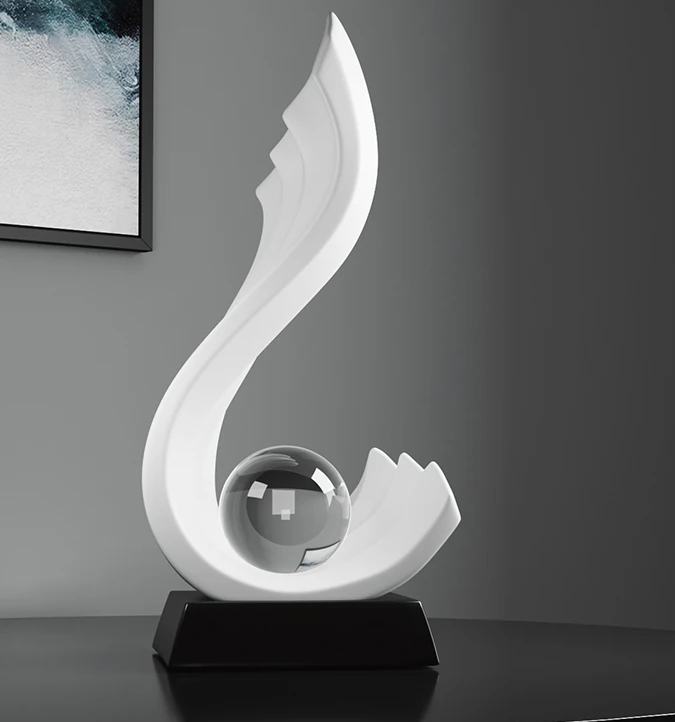 Lisslune | Wonderful Wave Crystal Accent Sculpture