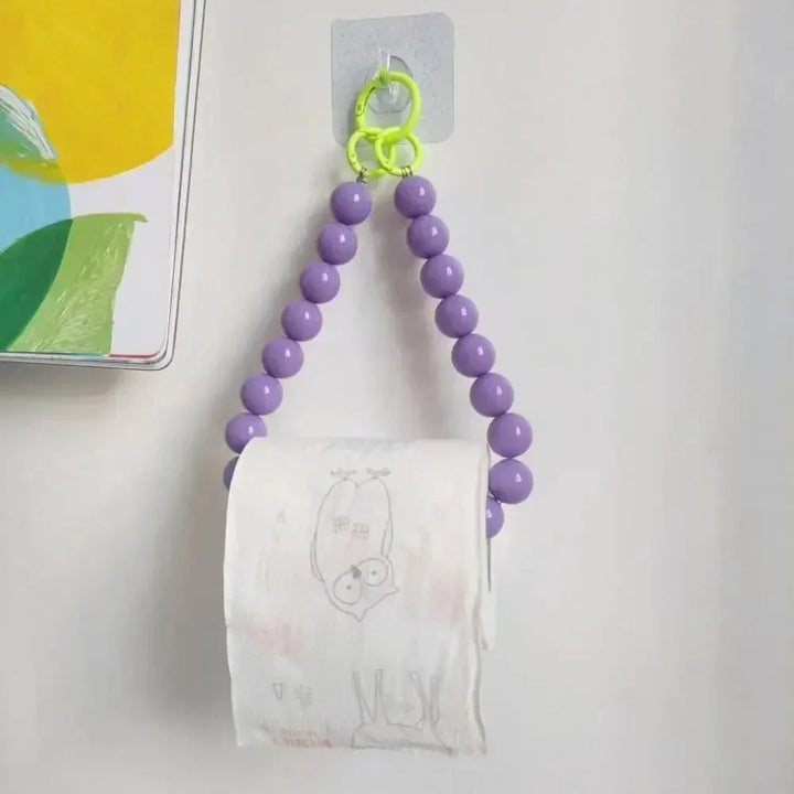 Lisslune | Innovative hanging toilet paper holder with beads