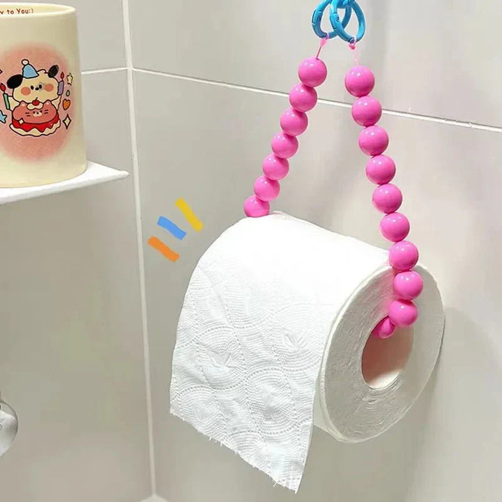 Lisslune | Innovative hanging toilet paper holder with beads