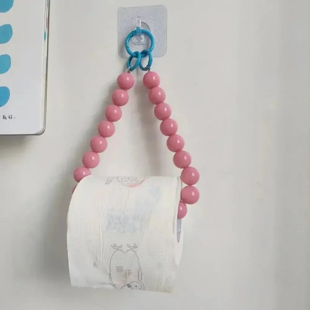 Lisslune | Innovative hanging toilet paper holder with beads
