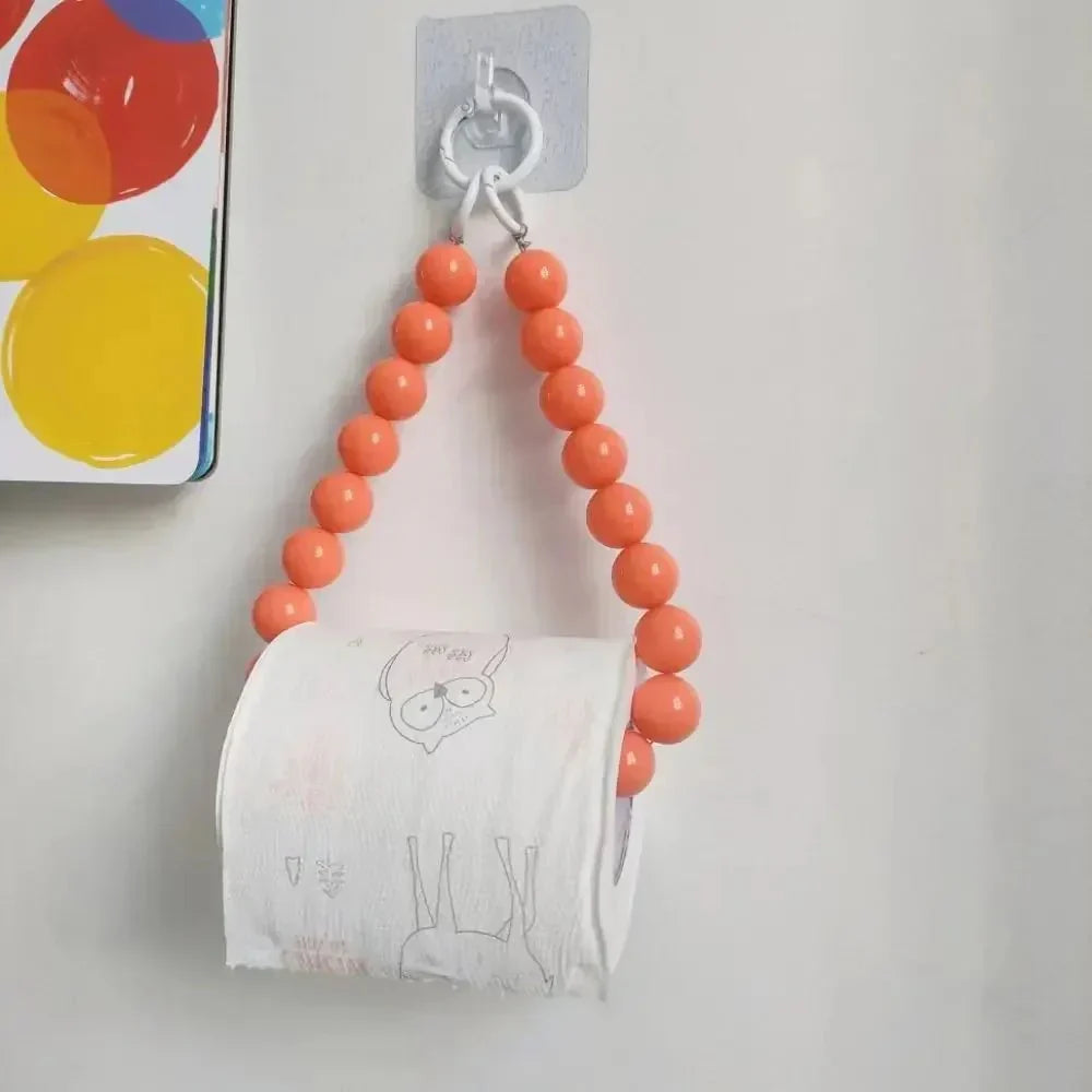 Lisslune | Innovative hanging toilet paper holder with beads