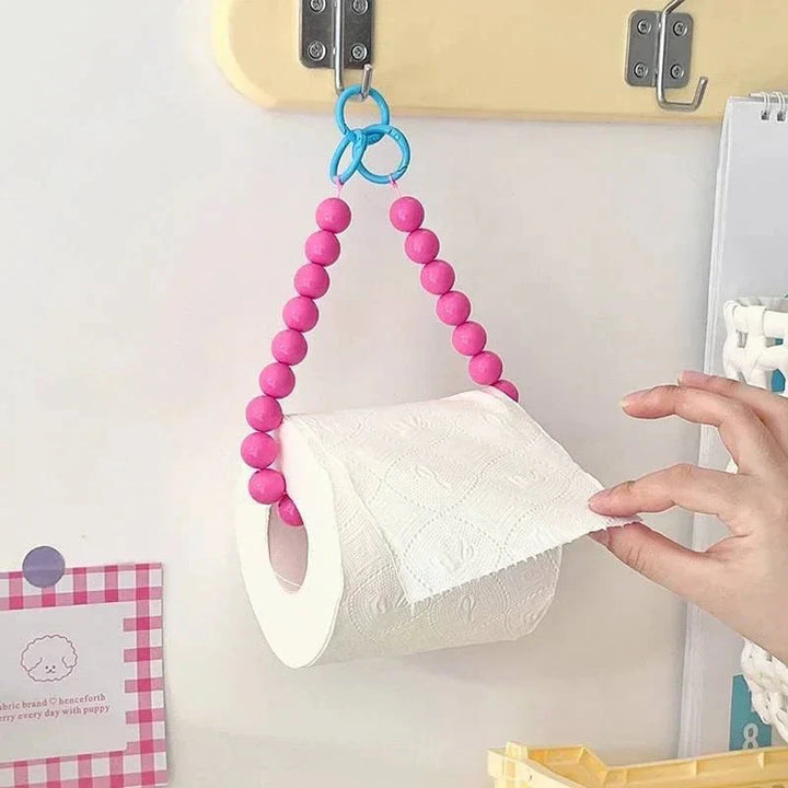 Lisslune | Innovative hanging toilet paper holder with beads