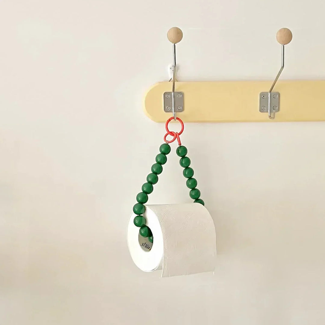 Lisslune | Innovative hanging toilet paper holder with beads