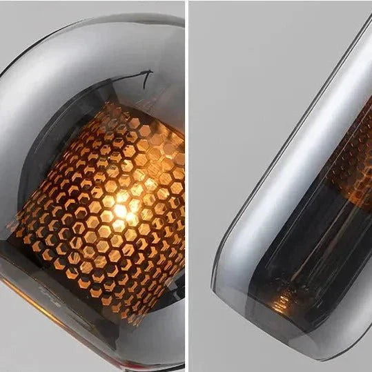 Lisslune | UrbanBeam – Stylish Iron and Glass Hanging Light