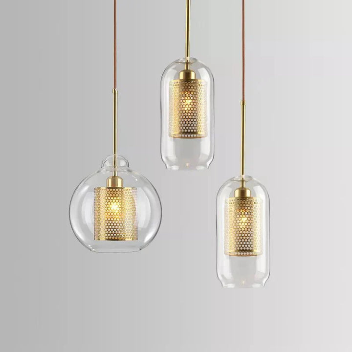 Lisslune | UrbanBeam – Stylish Iron and Glass Hanging Light