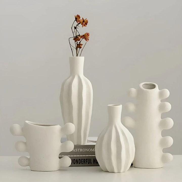 Lisslune | Elysian Bloom Minimalist ceramic vase