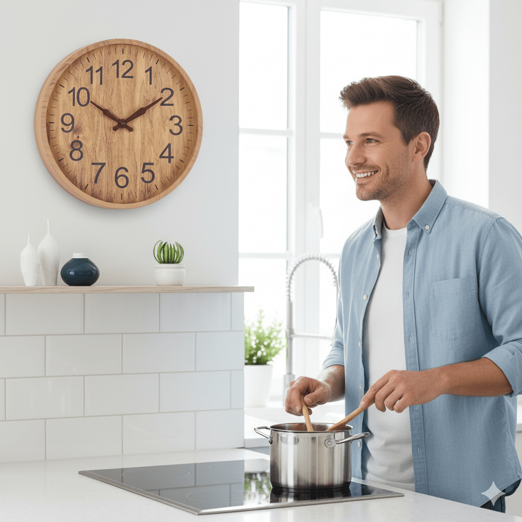 Lisslune | OAKTICK – Silent Wooden Wall Clock with Natural Charm