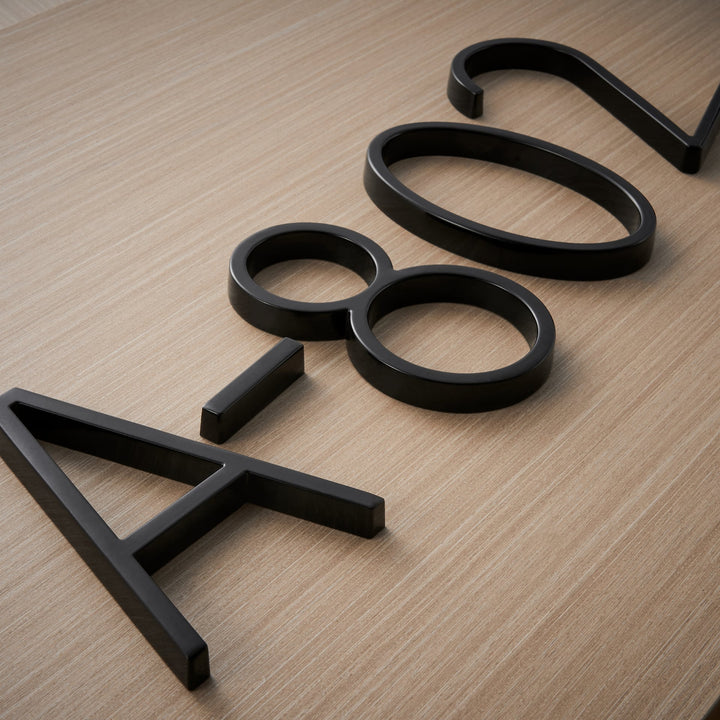 Lisslune | Black house numbers