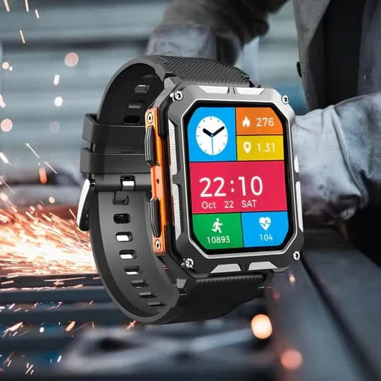 Lisslune | Rugged Smartwatch with Health Tracking & Calls