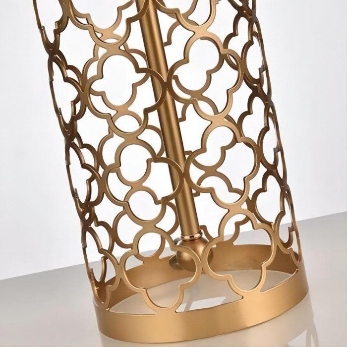 Lisslune | OpalGlow - Elegant perforated table lamp