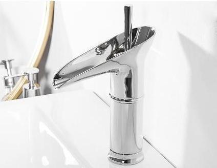 Lisslune | Waterfall Antique Faucet Bathroom Sink Faucet Brass Sink Mixers