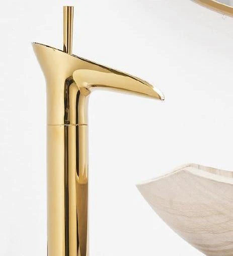 Lisslune | Waterfall Antique Faucet Bathroom Sink Faucet Brass Sink Mixers