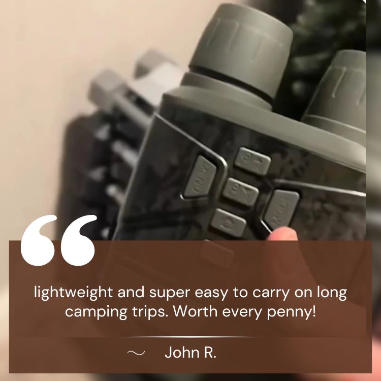 Lisslune | Infrared Night Vision Binoculars | HD Clarity, 305m Range & Ideal for Wildlife Observation and Home Security
