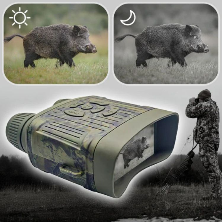 Lisslune | Infrared Night Vision Binoculars | HD Clarity, 305m Range & Ideal for Wildlife Observation and Home Security