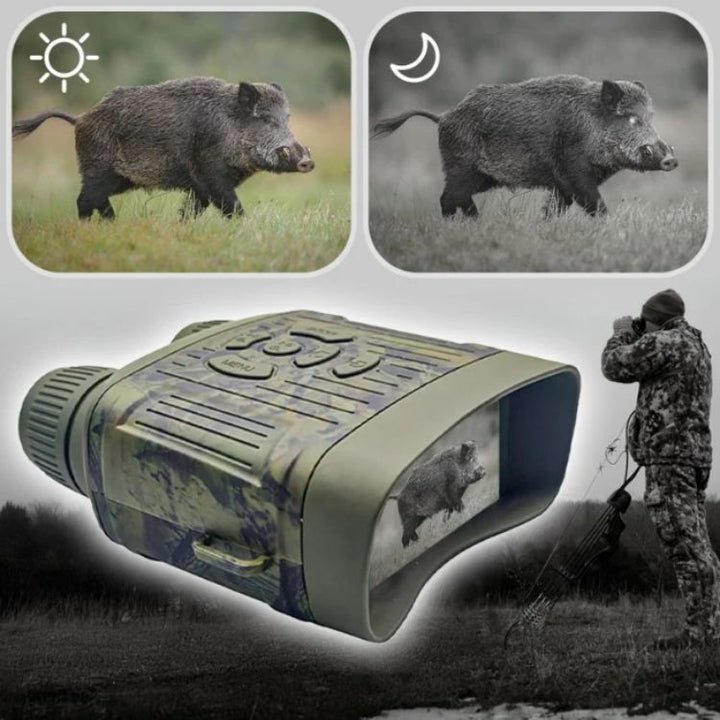 Lisslune | Infrared Night Vision Binoculars | HD Clarity, 305m Range & Ideal for Wildlife Observation and Home Security