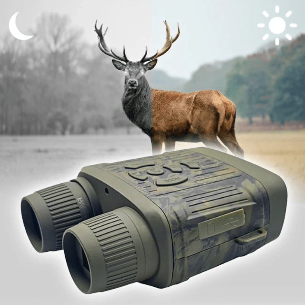 Lisslune | Infrared Night Vision Binoculars | HD Clarity, 305m Range & Ideal for Wildlife Observation and Home Security