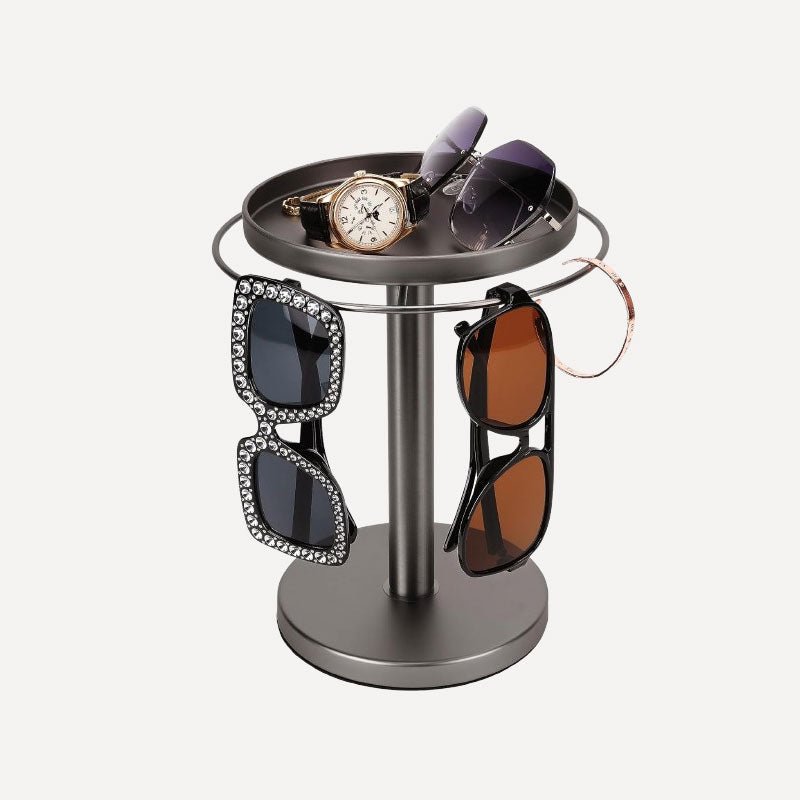 Lisslune | OPTITURN – 360° Rotating Glasses Stand with Compact Design & Versatile Functionality