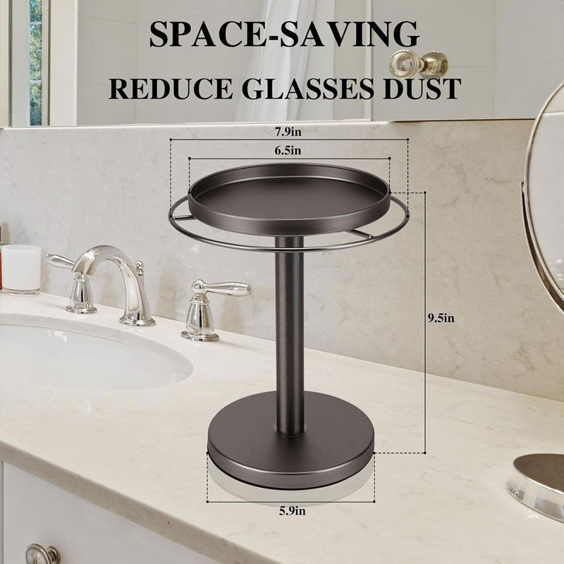 Lisslune | OPTITURN – 360° Rotating Glasses Stand with Compact Design & Versatile Functionality